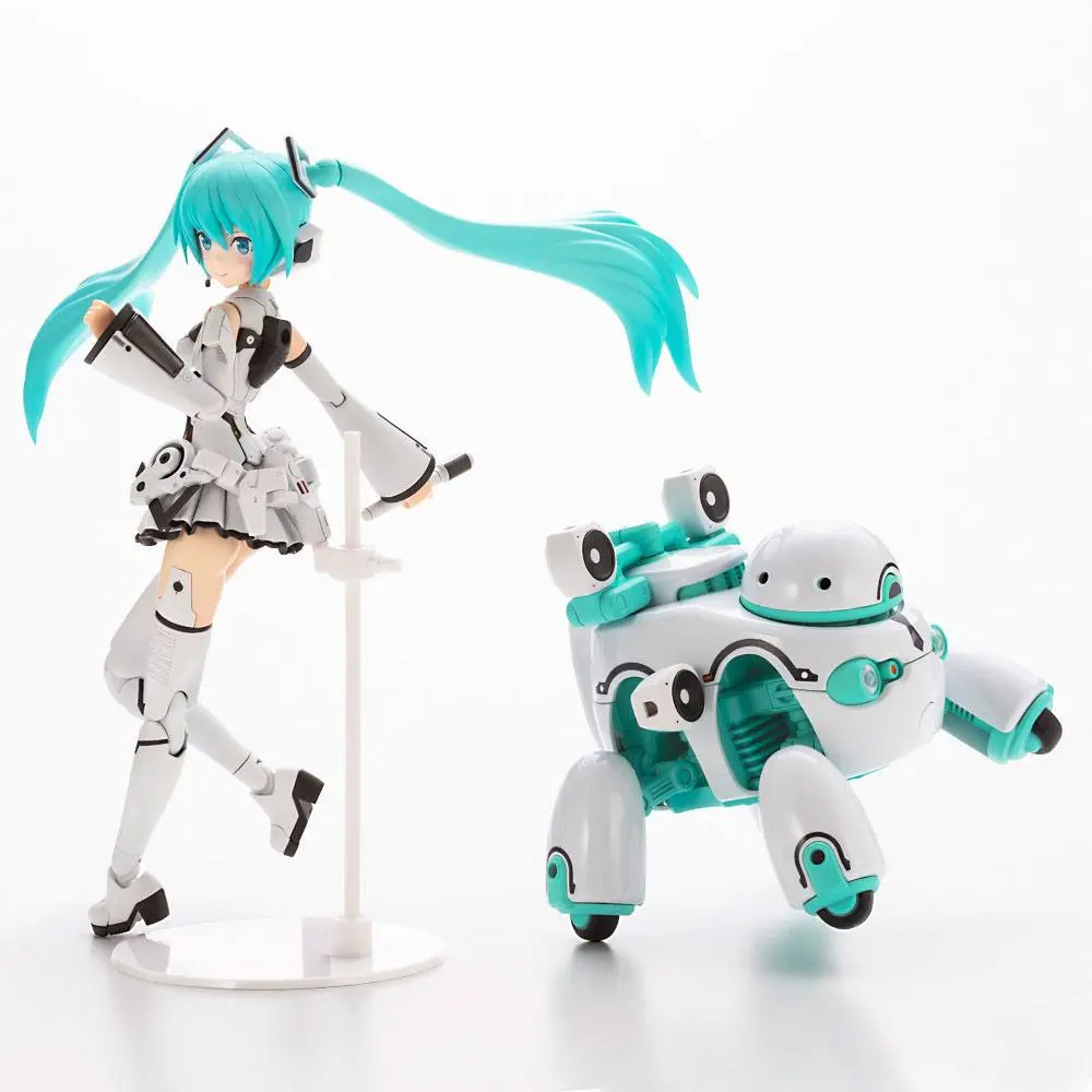 Hatsune Miku Frame Arms Girl Plastic Model Kit Music Girl Hatsune Miku (Maruttoys Ver.) &amp; Tamotu (Miku Ver.) 15 cm product photo