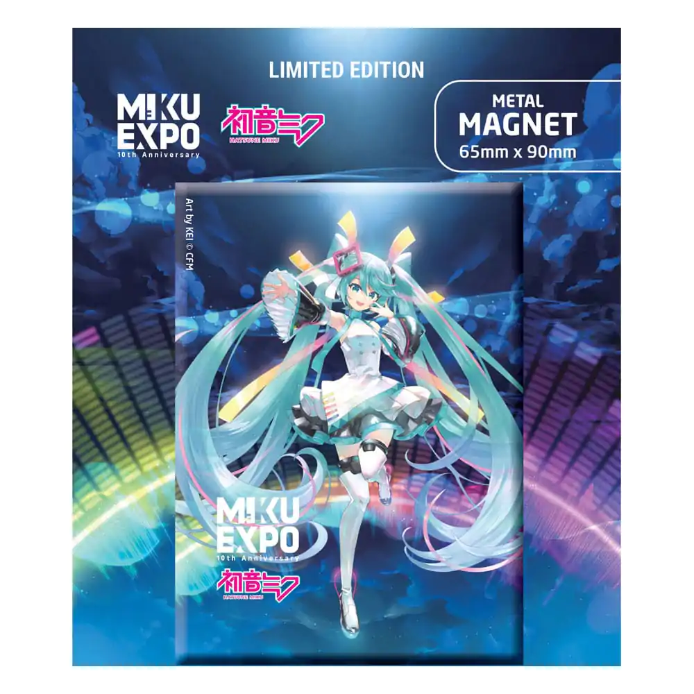 Hatsune Miku Fridge Magnet Miku Expo 10th Anniversary Art by Kei Ver. Limited Edition product photo