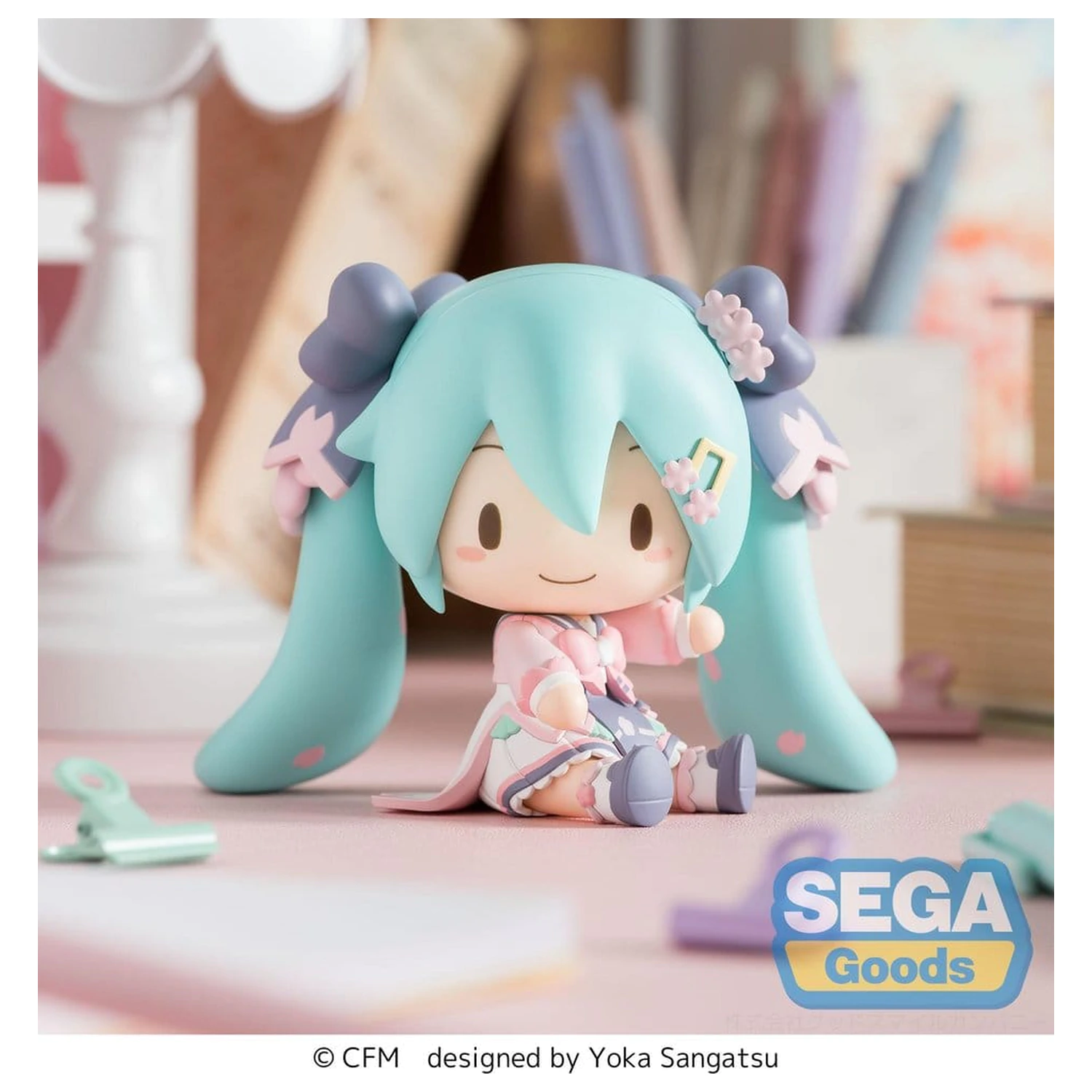 Hatsune Miku fuwa petit Chibi Figure "New Semester" 8 cm product photo