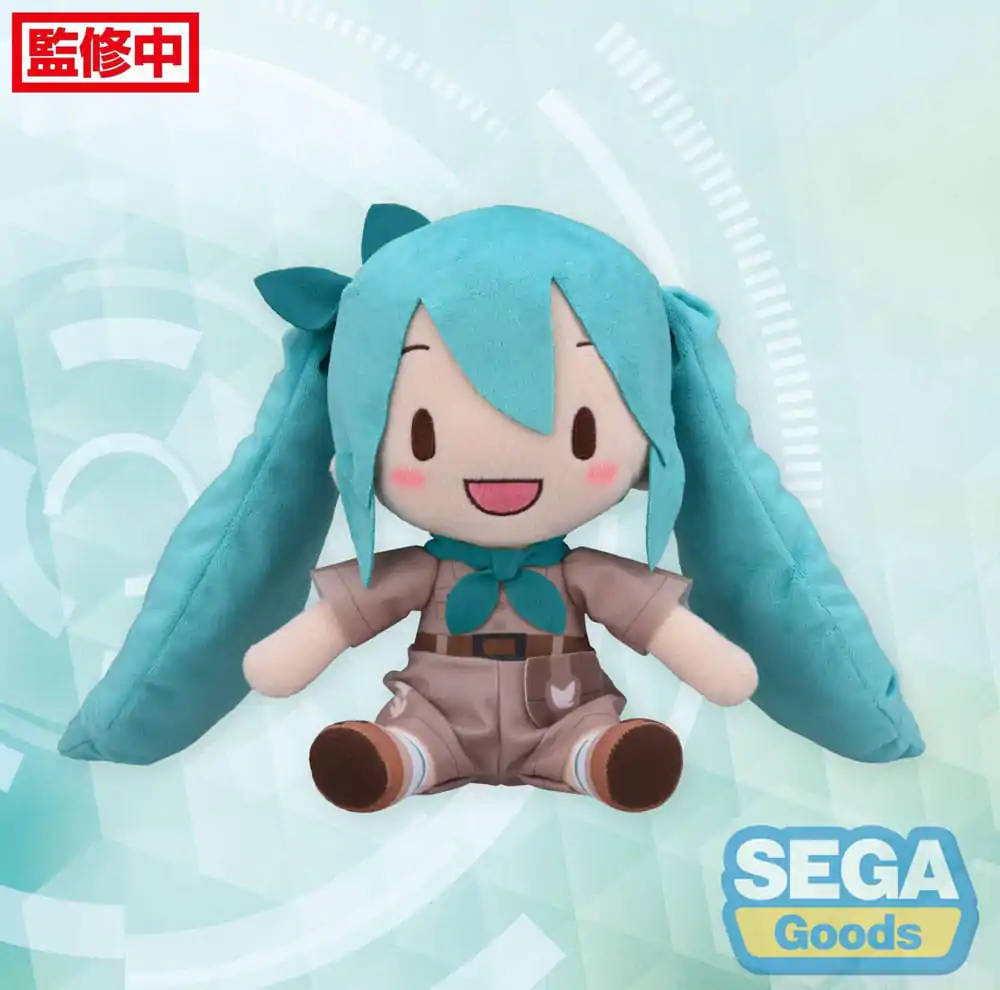 Hatsune Miku Fuwa Petit Plush Figure Hatsune Miku Going Out Series Zoo Ver. M 22 cm product photo