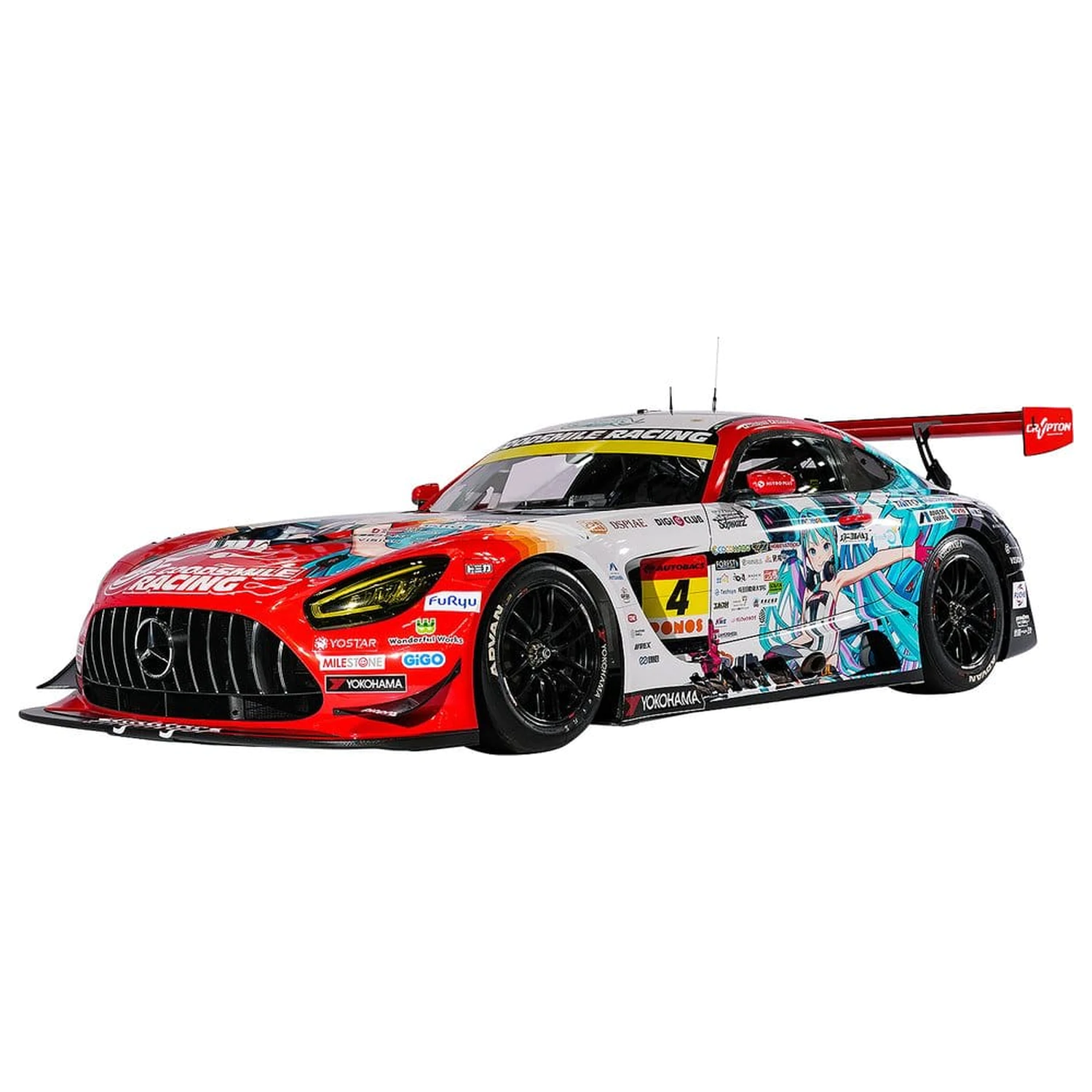 Hatsune Miku Good Smile Vehicle 1/18 AMG 2026 Season Opening Ver.  product photo