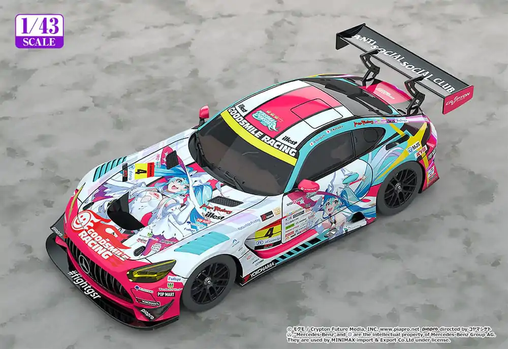 Hatsune Miku GT Project Vehicle 1/43 Hatsune Miku AMG 2024 Season Opening Ver. 11 cm termékfotó