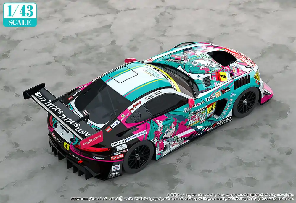 Hatsune Miku GT Project Vehicle 1/43 Hatsune Miku AMG 2025 Season Opening Ver. 11 cm product photo