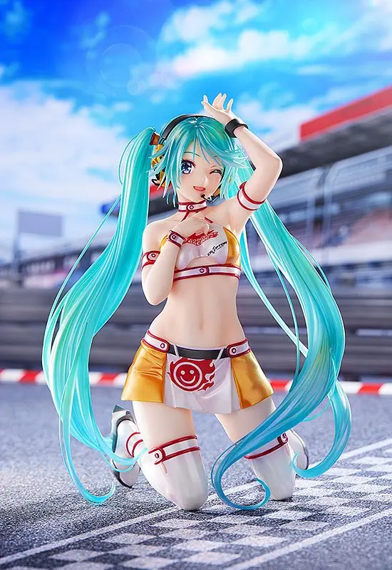 Hatsune Miku GT Project PVC Statue 1/7 Racing Miku 2010 Ver. Art by Kentaro Yabuki 18 cm product photo