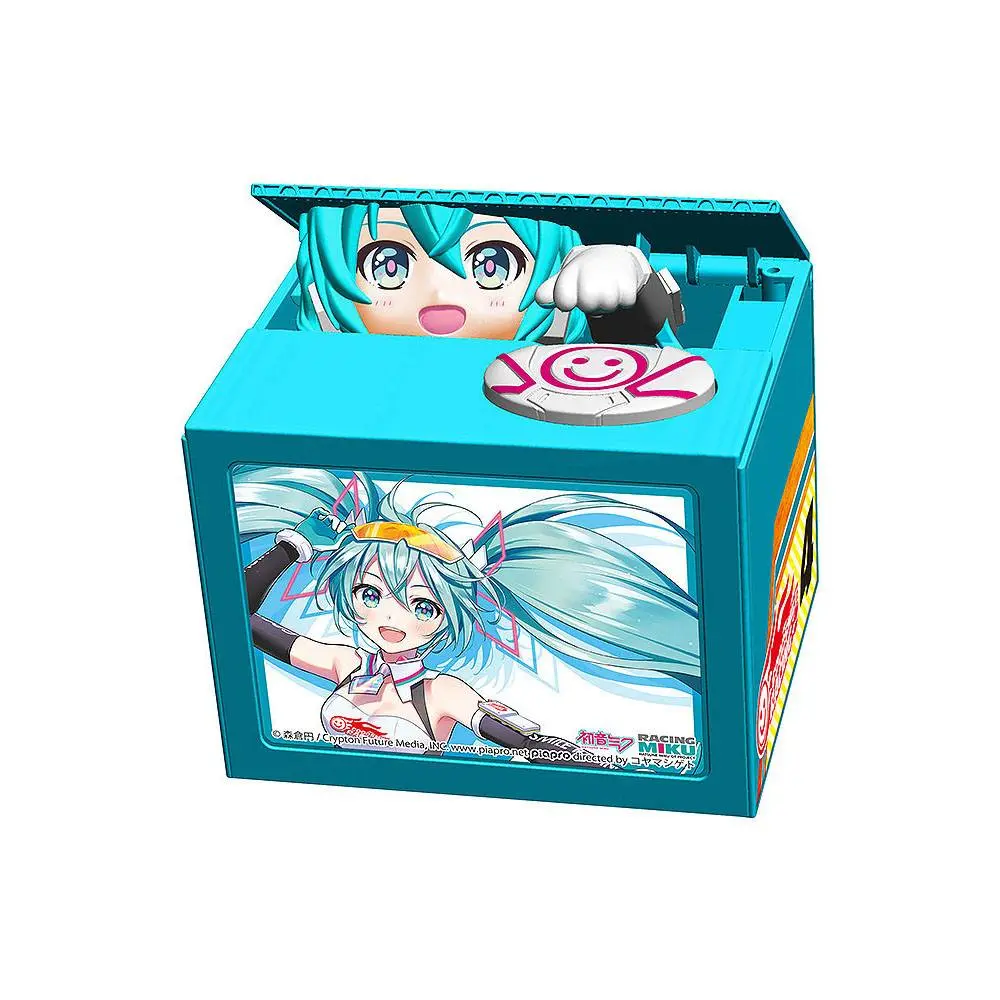 Hatsune Miku GT Project PVC Talking Coin Bank Racing Miku 2021 Ver. Chatting Bank 007 12 cm product photo