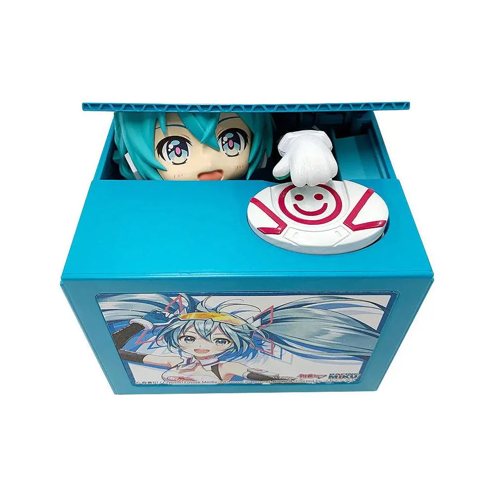Hatsune Miku GT Project PVC Talking Coin Bank Racing Miku 2021 Ver. Chatting Bank 007 12 cm product photo