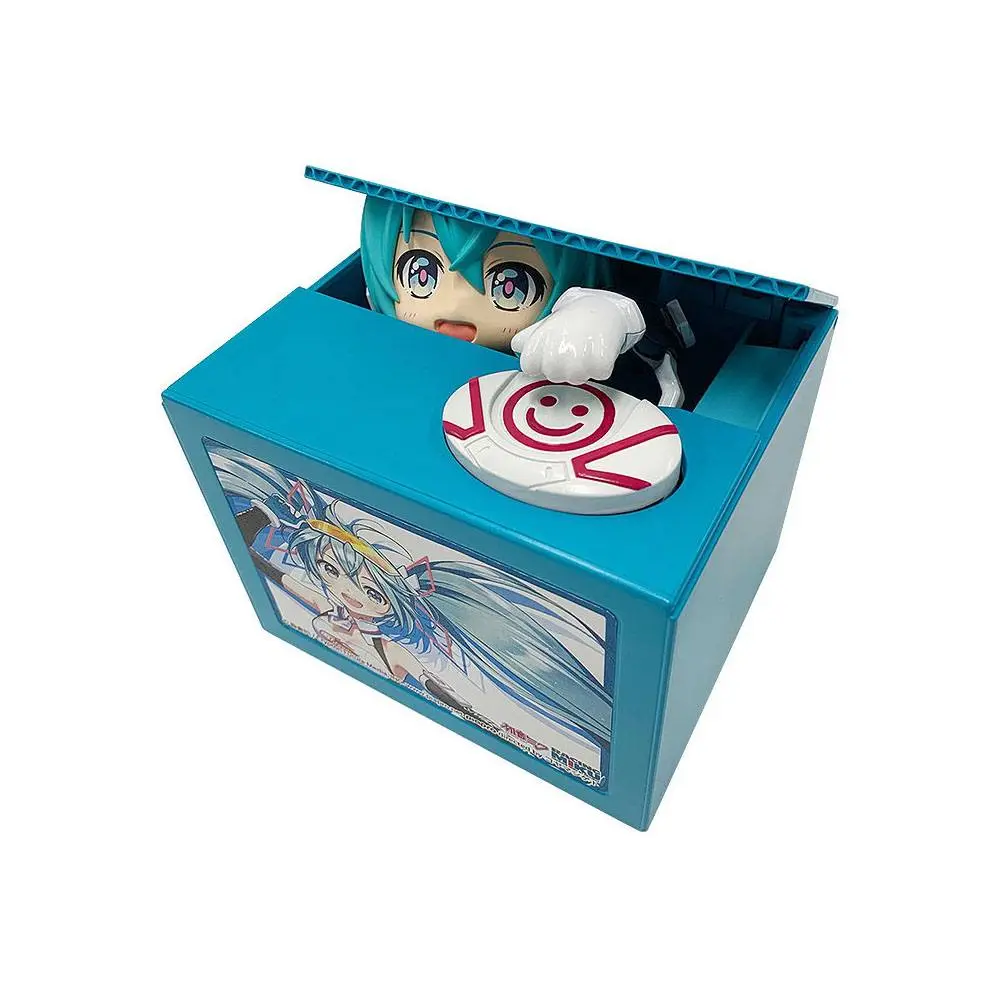 Hatsune Miku GT Project PVC Talking Coin Bank Racing Miku 2021 Ver. Chatting Bank 007 12 cm product photo