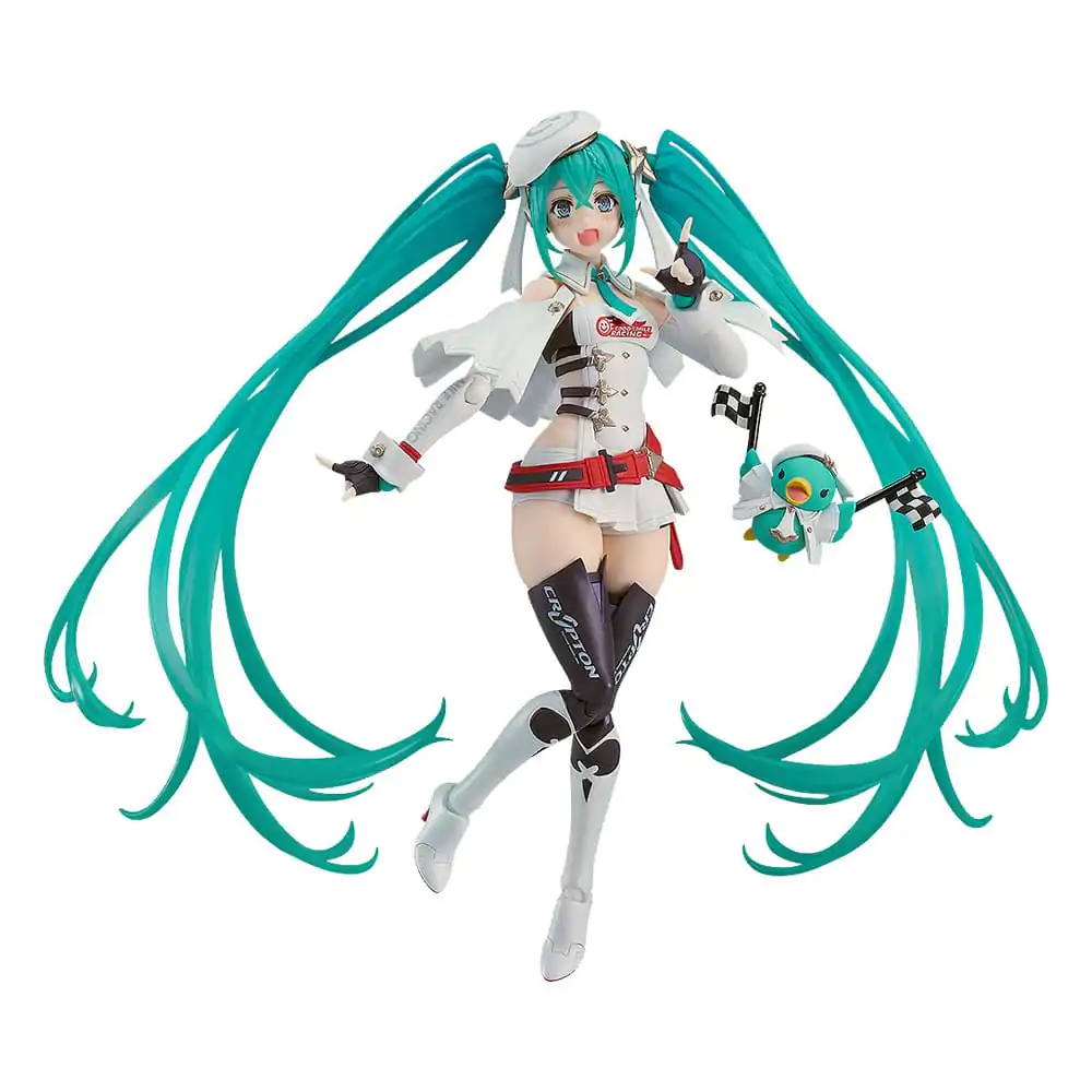 Hatsune Miku GT Project Figma Action Figure Racing Miku 2023 Ver. 15 cm product photo