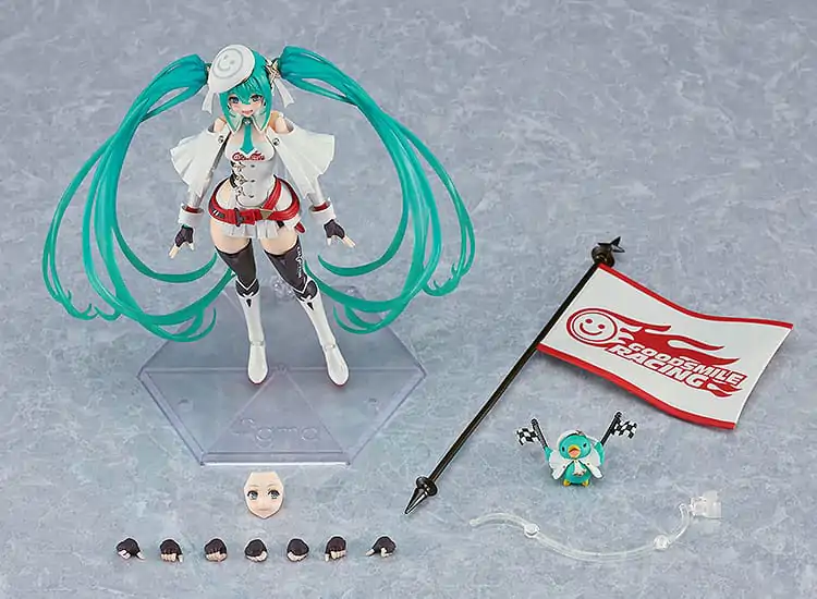 Hatsune Miku GT Project Figma Action Figure Racing Miku 2023 Ver. 15 cm product photo