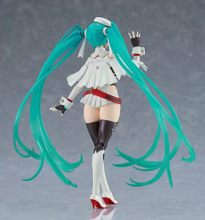 Hatsune Miku GT Project Figma Action Figure Racing Miku 2023 Ver. 15 cm product photo