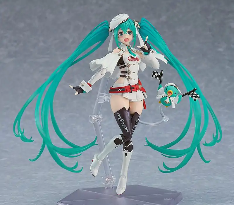Hatsune Miku GT Project Figma Action Figure Racing Miku 2023 Ver. 15 cm product photo