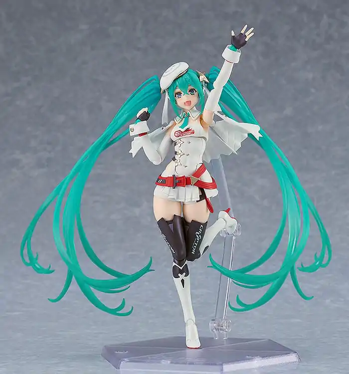 Hatsune Miku GT Project Figma Action Figure Racing Miku 2023 Ver. 15 cm product photo