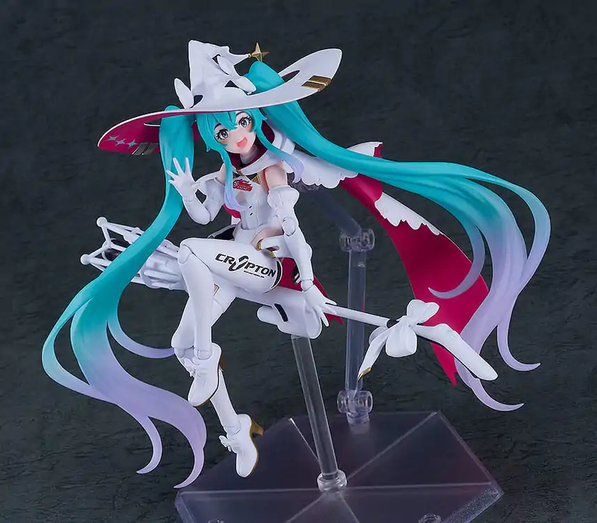 Hatsune Miku GT Project Figma Action Figure Racing Miku 2024 Ver. 16 cm product photo