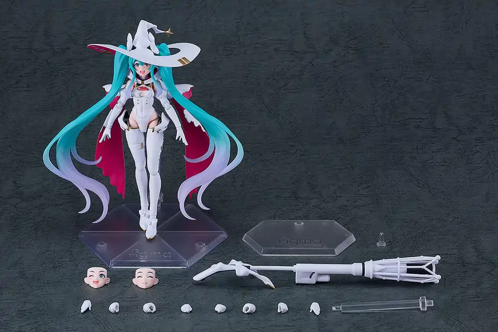 Hatsune Miku GT Project Figma Action Figure Racing Miku 2024 Ver. 16 cm product photo