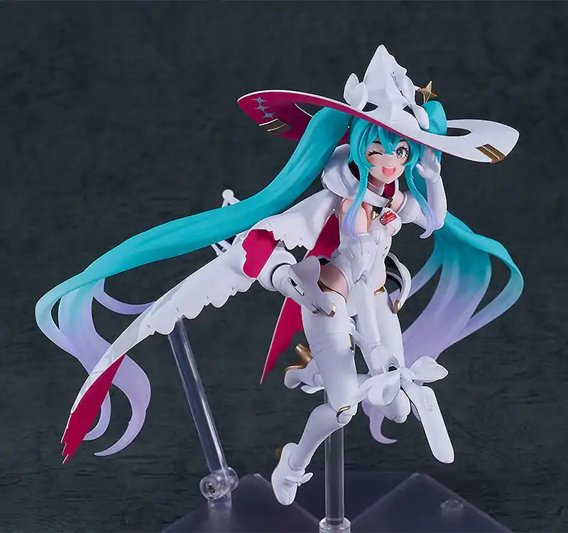 Hatsune Miku GT Project Figma Action Figure Racing Miku 2024 Ver. 16 cm product photo