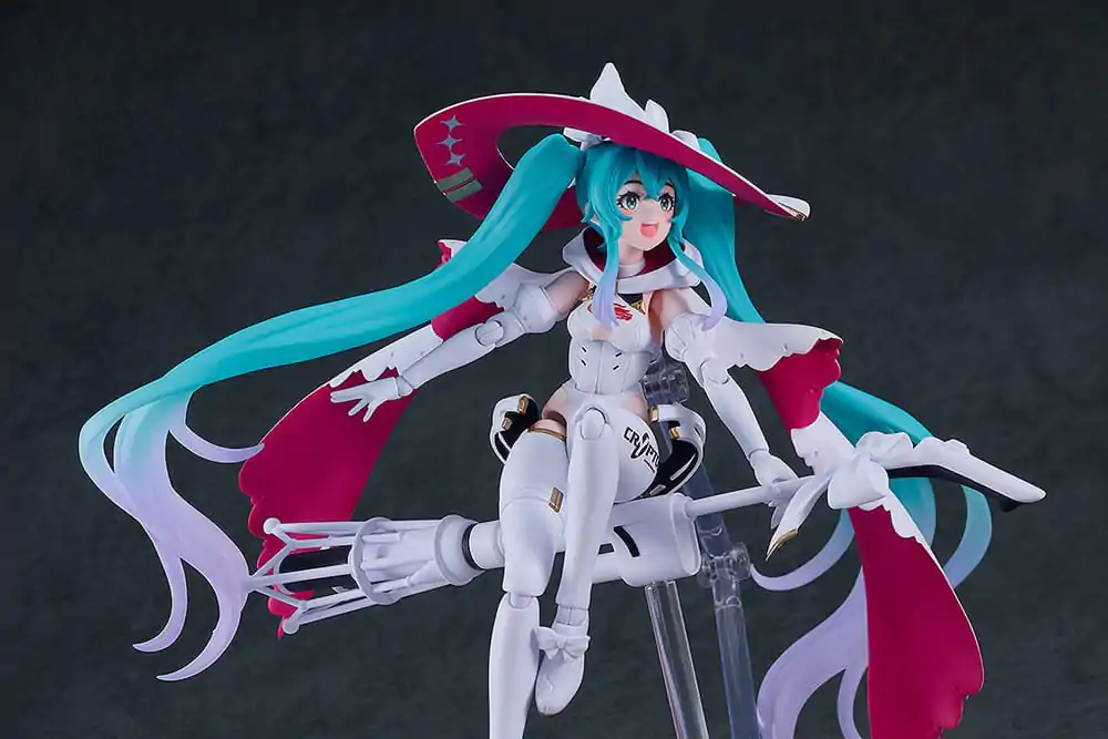 Hatsune Miku GT Project Figma Action Figure Racing Miku 2024 Ver. 16 cm product photo