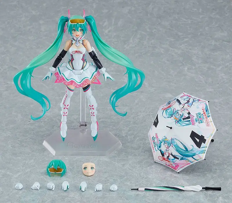 Hatsune Miku GT Project Figma Action Figure Racing Miku 2021 Ver. 14 cm product photo