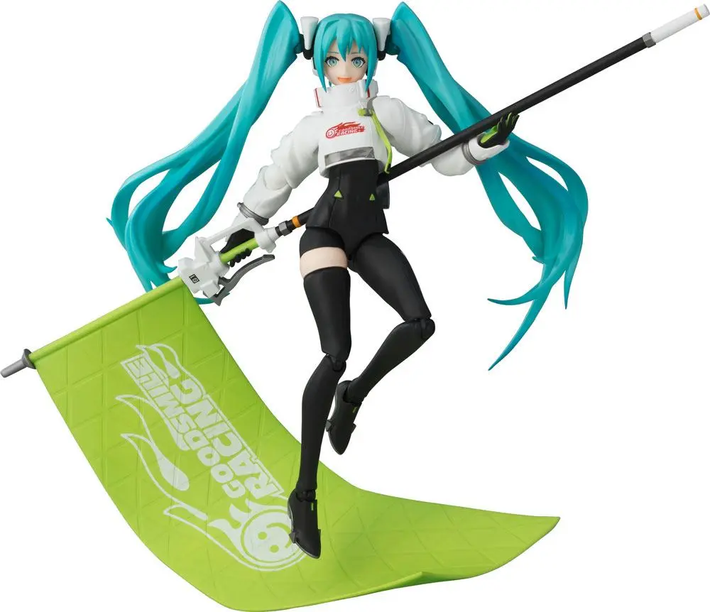 Hatsune Miku GT Project Figma Action Figure Racing Miku 2022 Ver. 13 cm product photo