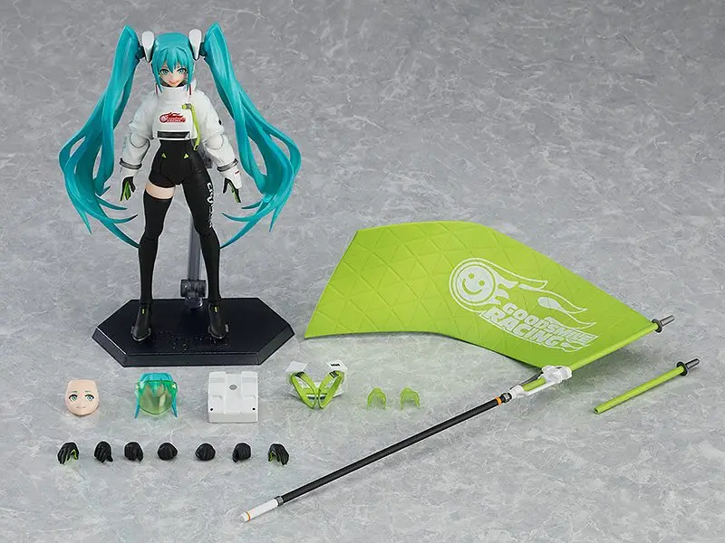 Hatsune Miku GT Project Figma Action Figure Racing Miku 2022 Ver. 13 cm product photo