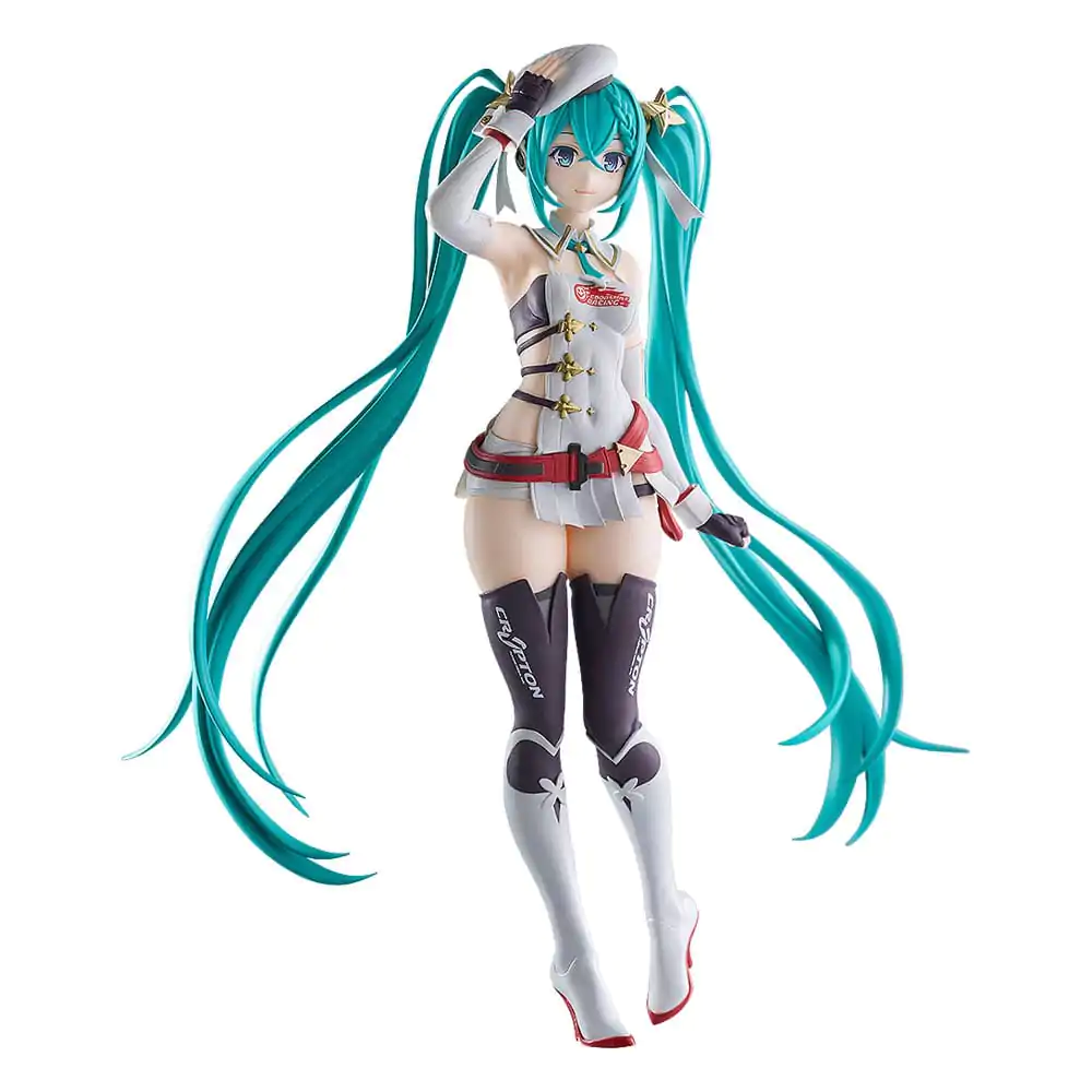 Hatsune Miku GT Project Pop Up Parade PVC Statue Racing Miku 2023 Ver. 17 cm product photo