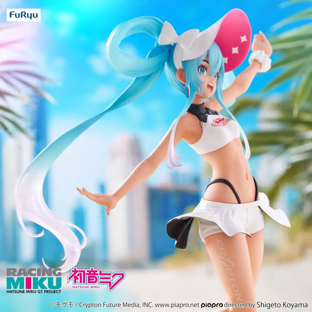 Hatsune Miku GT Project Trio-Try-iT PVC Statue Racing Miku 2024 Summer Holiday Ver. 23 cm product photo