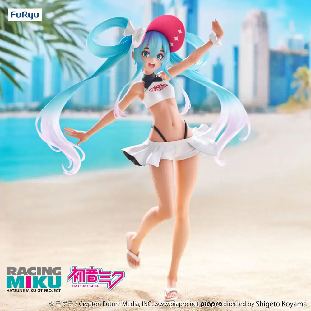 Hatsune Miku GT Project Trio-Try-iT PVC Statue Racing Miku 2024 Summer Holiday Ver. 23 cm product photo