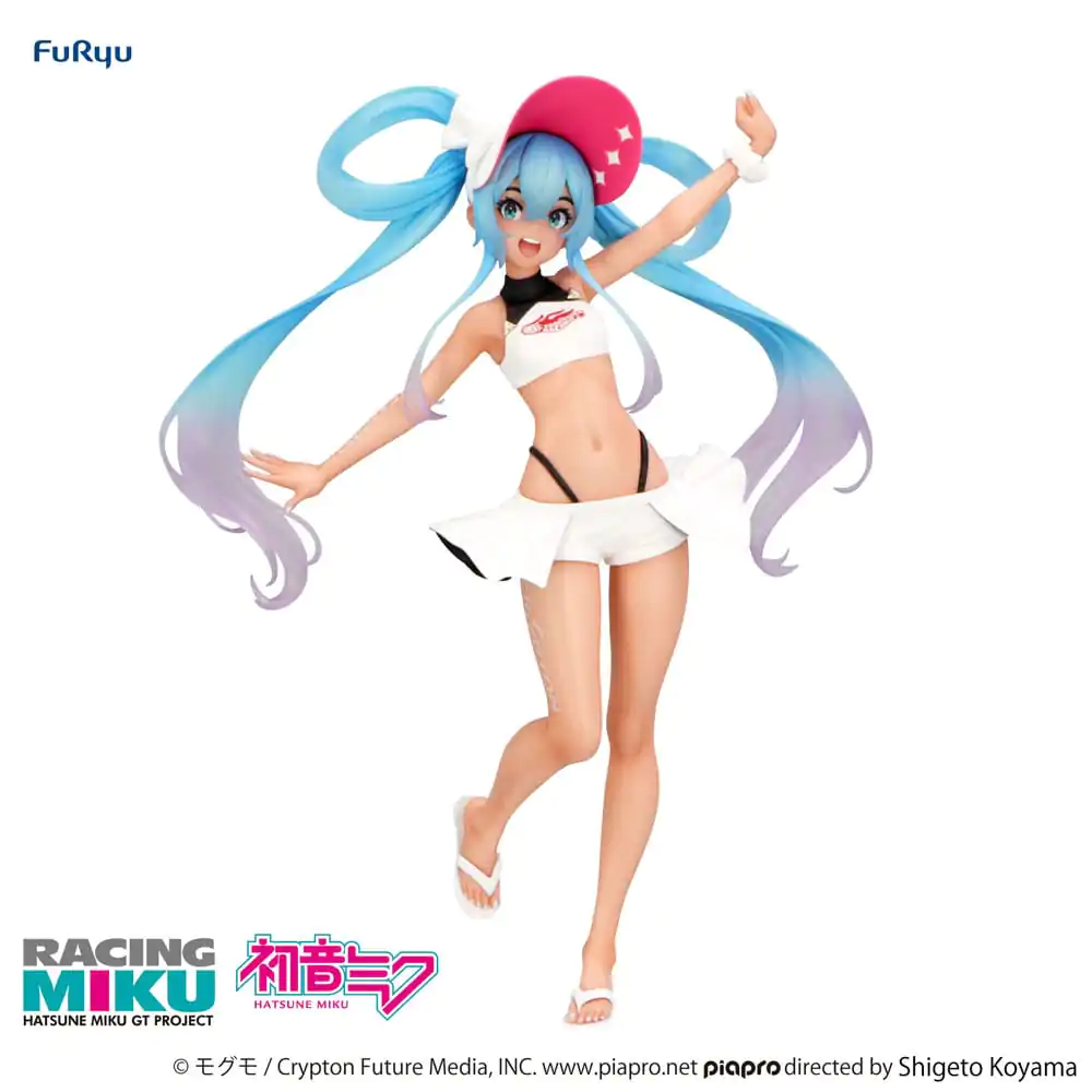 Hatsune Miku GT Project Trio-Try-iT PVC Statue Racing Miku 2024 Summer Holiday Ver. 23 cm product photo