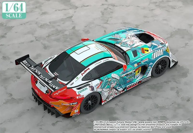 Hatsune Miku GT Project Vehicle 1/64 Hatsune Miku AMG 2023 Season Opening Ver. 7 cm termékfotó