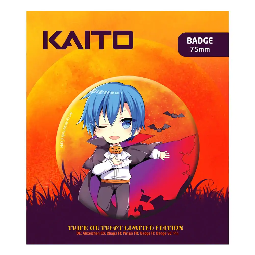 Hatsune Miku Pin Badge Halloween Limited Edition Kaito product photo