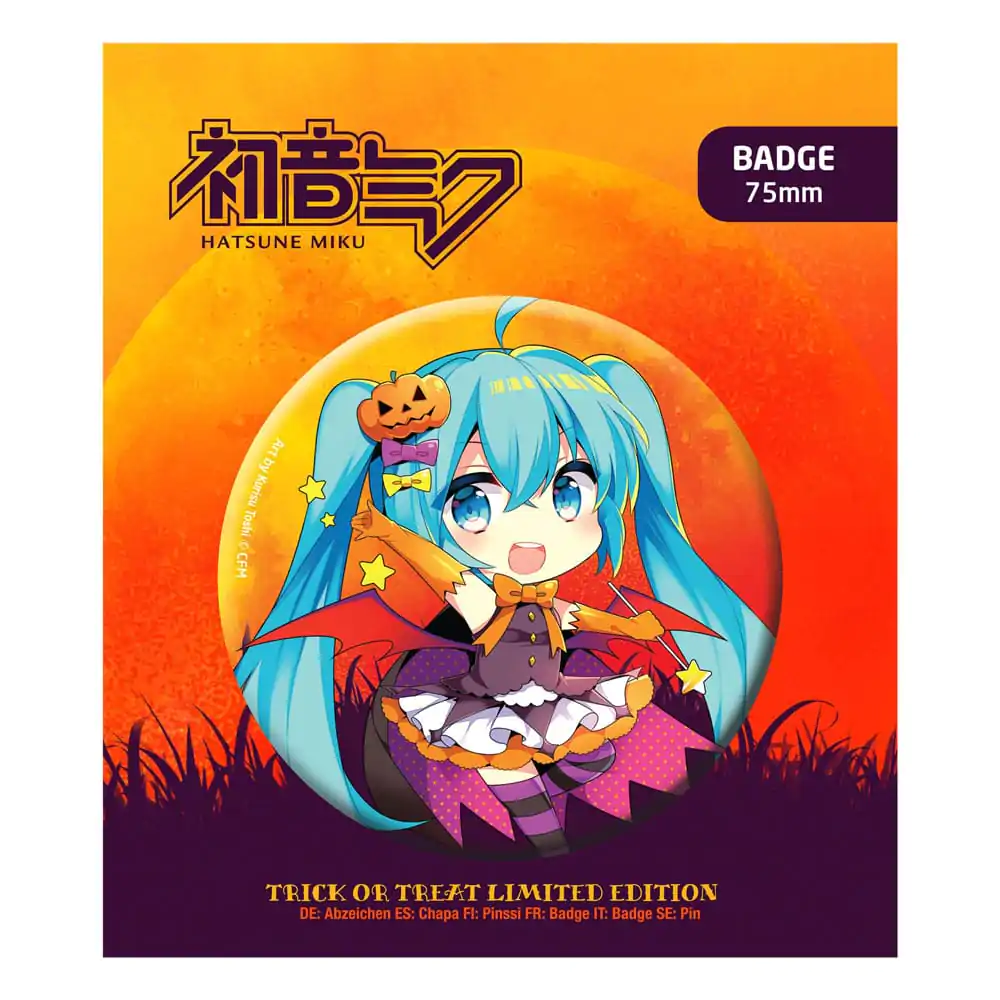 Hatsune Miku Pin Badge Halloween Limited Edition Hatsune Miku termékfotó