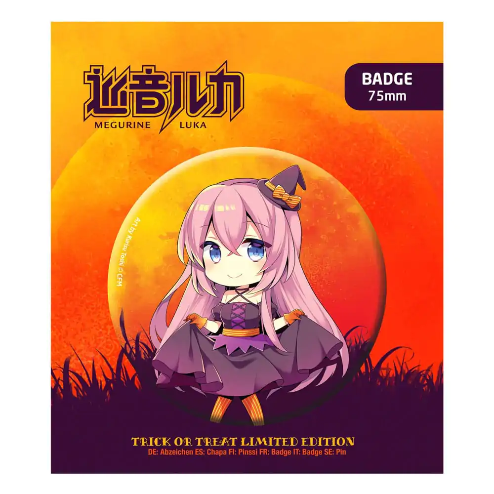 Hatsune Miku Pin Badge Halloween Limited Edition Megurine Luka product photo