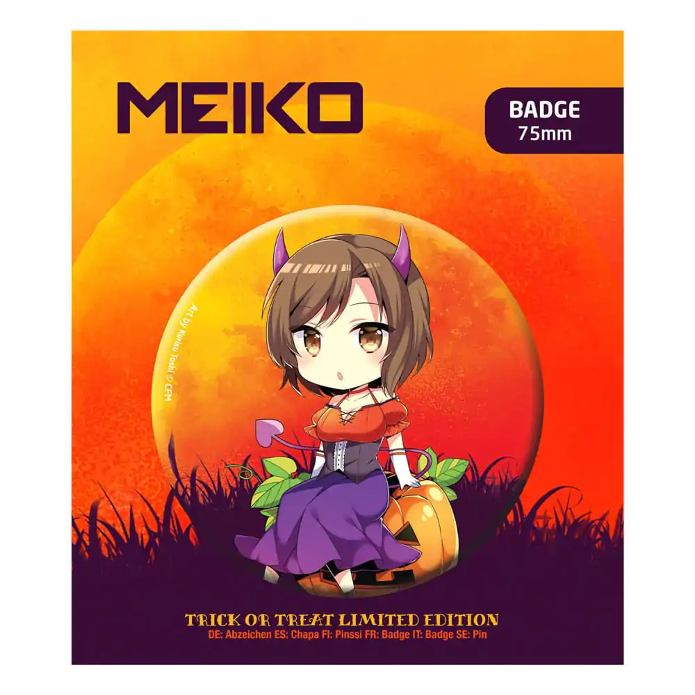 Hatsune Miku Pin Badge Halloween Limited Edition Meiko termékfotó