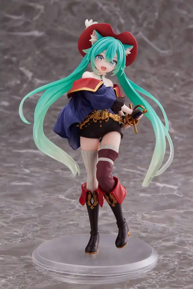 Hatsune Miku PVC Statue Hatsune Miku Wonderland Puss in Boots 18 cm   product photo