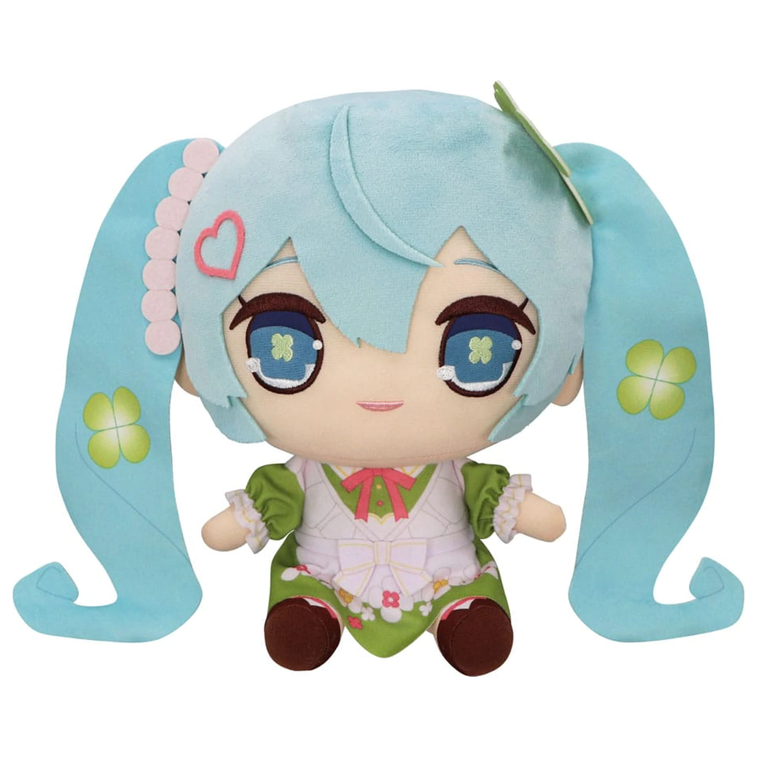 Hatsune Miku Kyurumaru Big Plush Figure Clover 26 cm    product photo