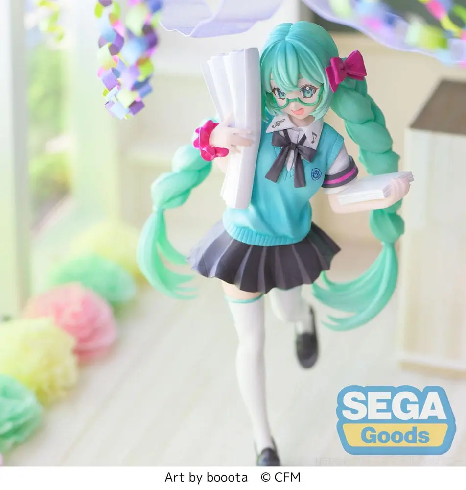 Hatsune Miku Luminasta PVC Statue Hatsune Miku 16th Anniversary Booota Ver. 18 cm product photo