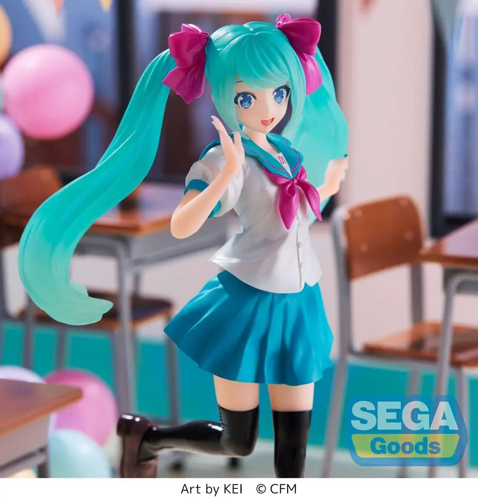 Hatsune Miku Luminasta PVC Statue Hatsune Miku 16th Anniversary KEI Ver. 18 cm product photo