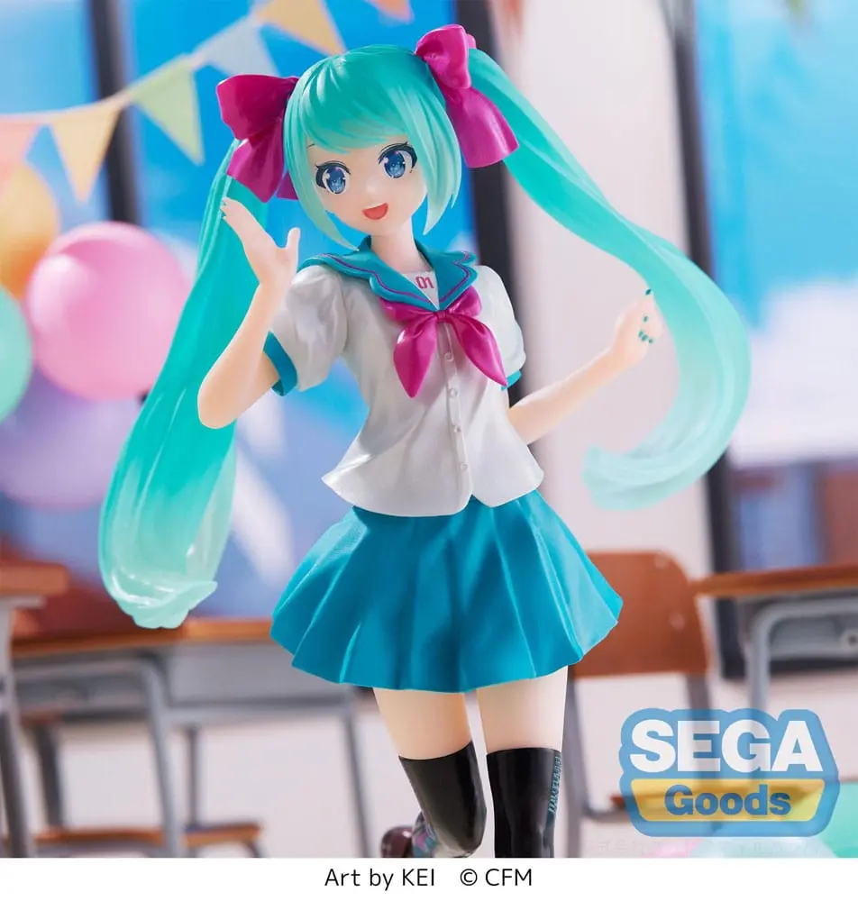 Hatsune Miku Luminasta PVC Statue Hatsune Miku 16th Anniversary KEI Ver. 18 cm product photo