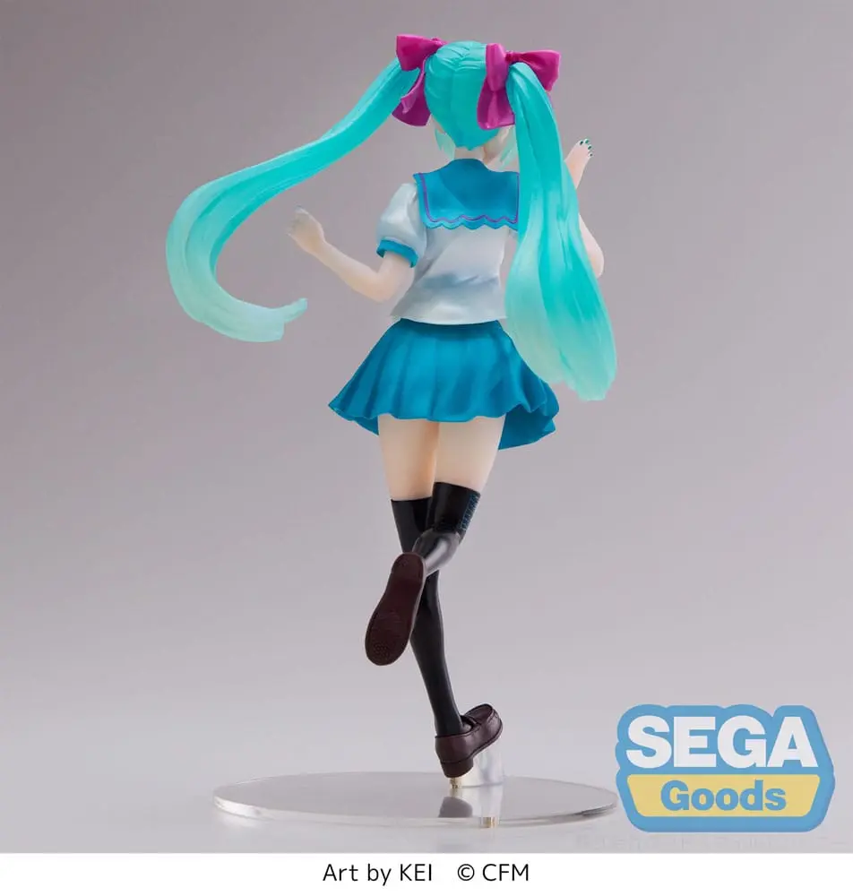 Hatsune Miku Luminasta PVC Statue Hatsune Miku 16th Anniversary KEI Ver. 18 cm product photo
