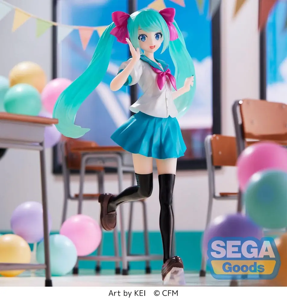Hatsune Miku Luminasta PVC Statue Hatsune Miku 16th Anniversary KEI Ver. 18 cm product photo