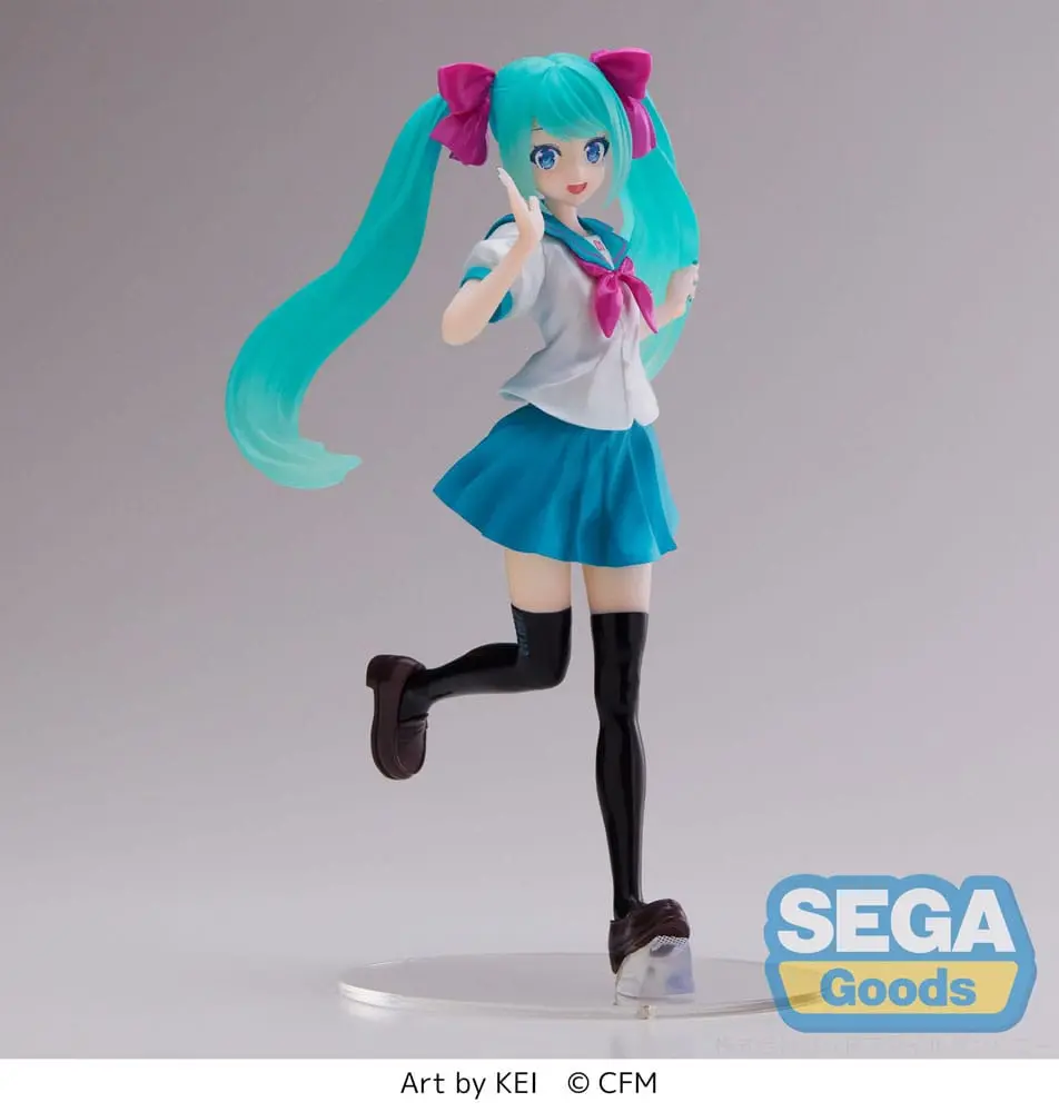 Hatsune Miku Luminasta PVC Statue Hatsune Miku 16th Anniversary KEI Ver. 18 cm product photo