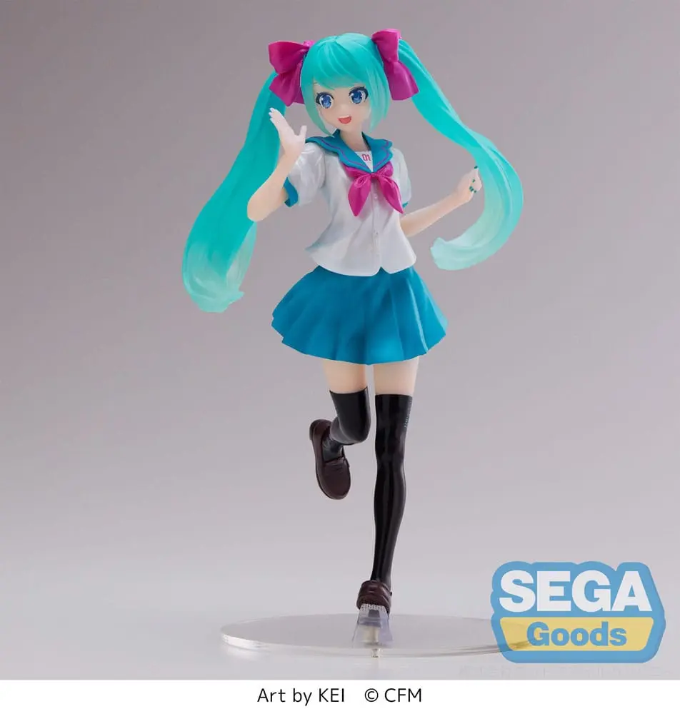 Hatsune Miku Luminasta PVC Statue Hatsune Miku 16th Anniversary KEI Ver. 18 cm product photo