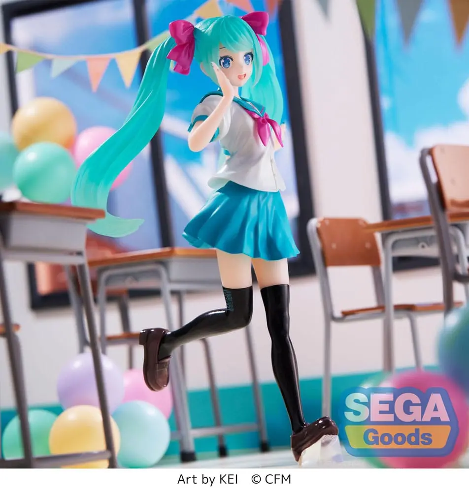 Hatsune Miku Luminasta PVC Statue Hatsune Miku 16th Anniversary KEI Ver. 18 cm product photo