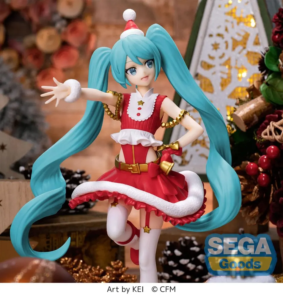 Hatsune Miku Luminasta PVC Statue Hatsune Miku Christmas 2023 20 cm product photo