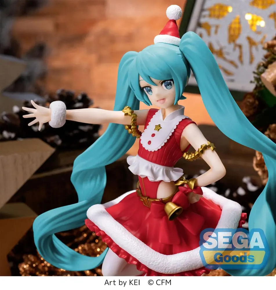 Hatsune Miku Luminasta PVC Statue Hatsune Miku Christmas 2023 20 cm product photo