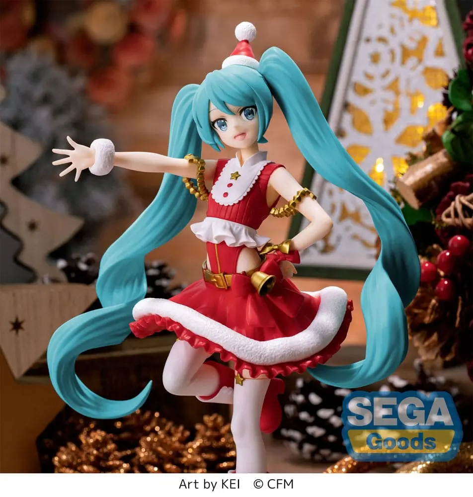 Hatsune Miku Luminasta PVC Statue Hatsune Miku Christmas 2023 20 cm product photo