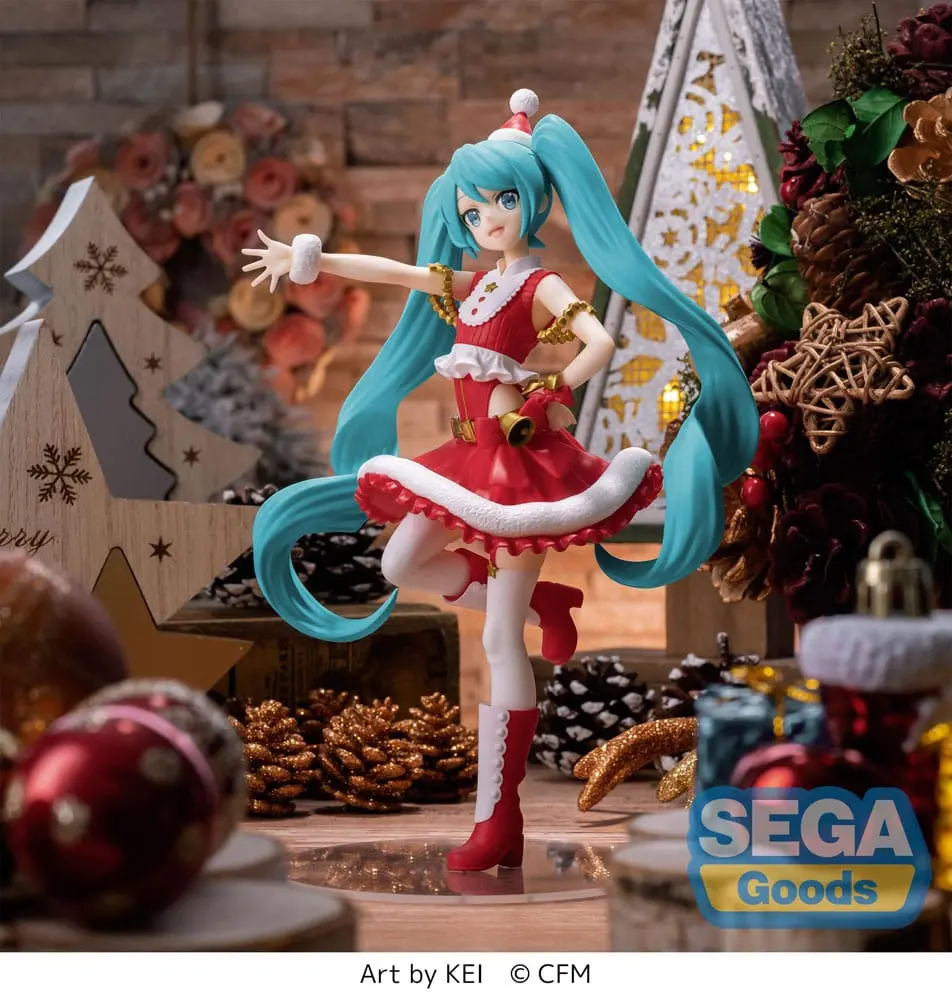 Hatsune Miku Luminasta PVC Statue Hatsune Miku Christmas 2023 20 cm product photo