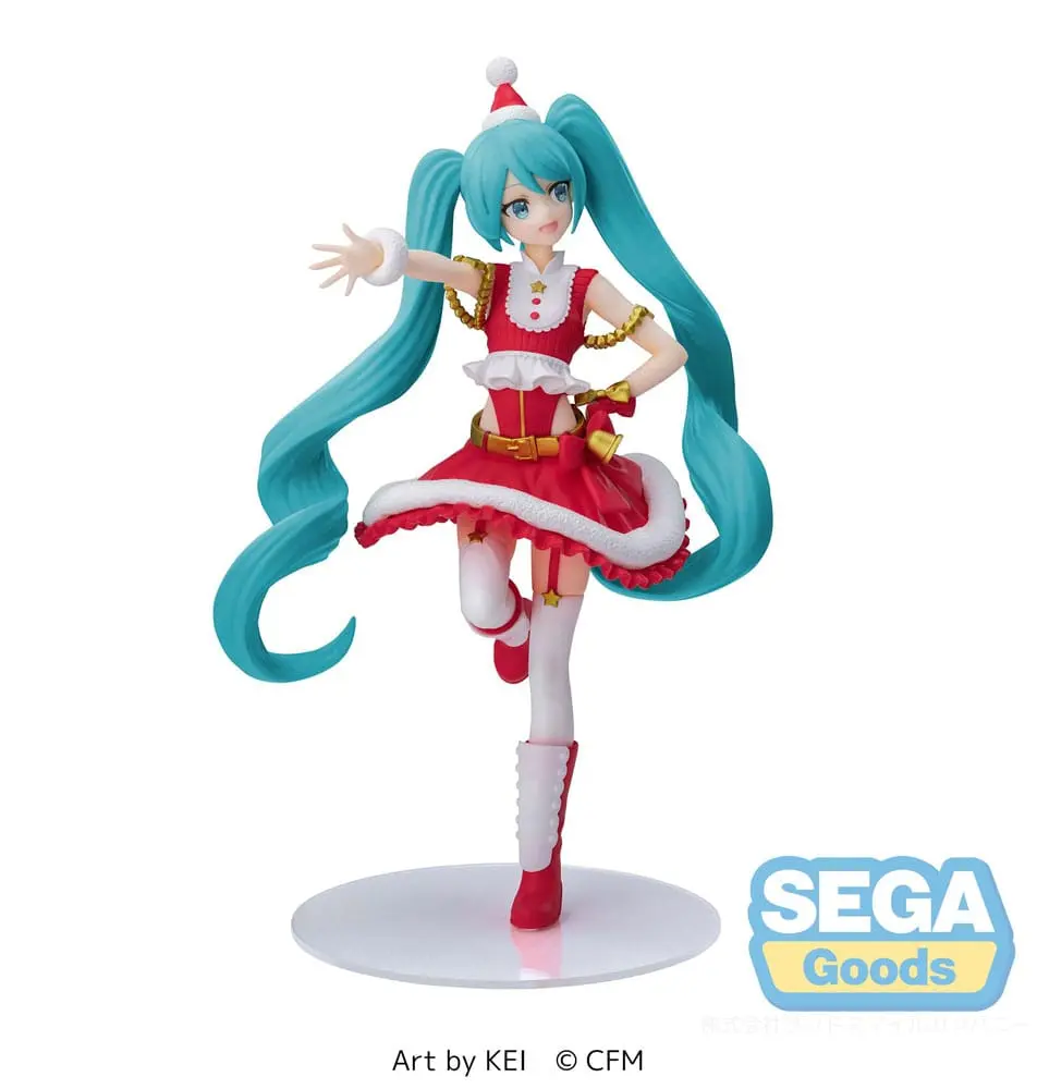 Hatsune Miku Luminasta PVC Statue Hatsune Miku Christmas 2023 20 cm product photo