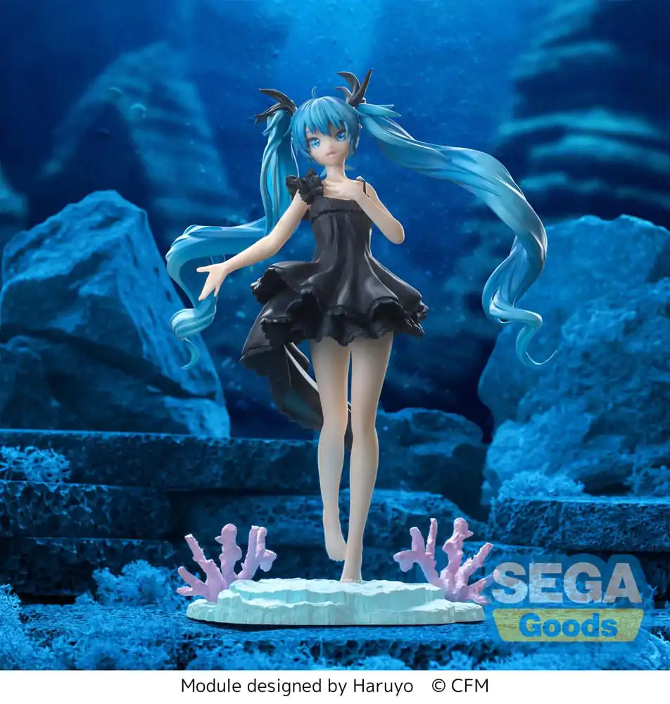 Hatsune Miku Luminasta PVC Statue Hatsune Miku Deep Sea Girl 18 cm product photo