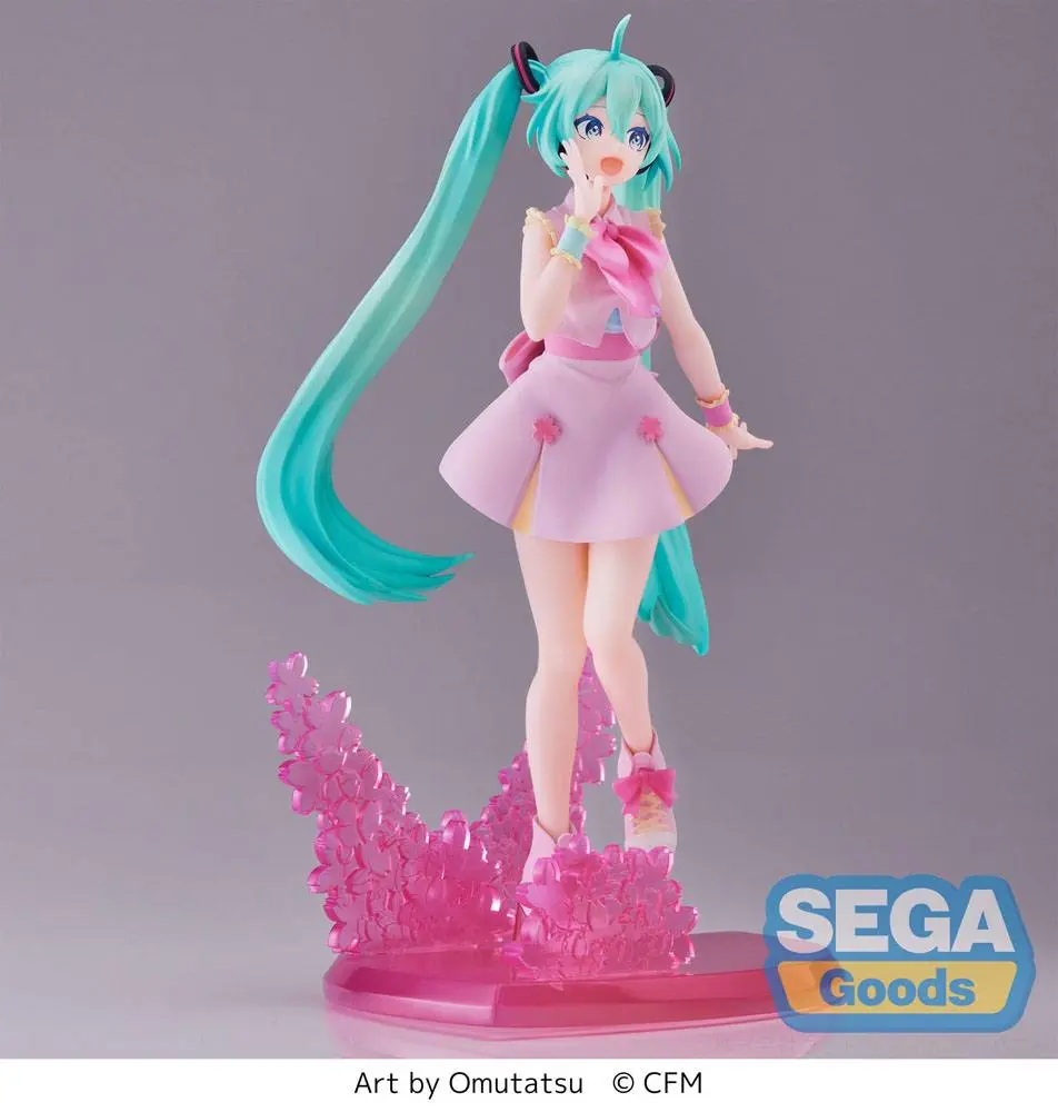 Hatsune Miku Luminasta PVC Statue Sakura Miku Omutatsu Ver. 21 cm product photo