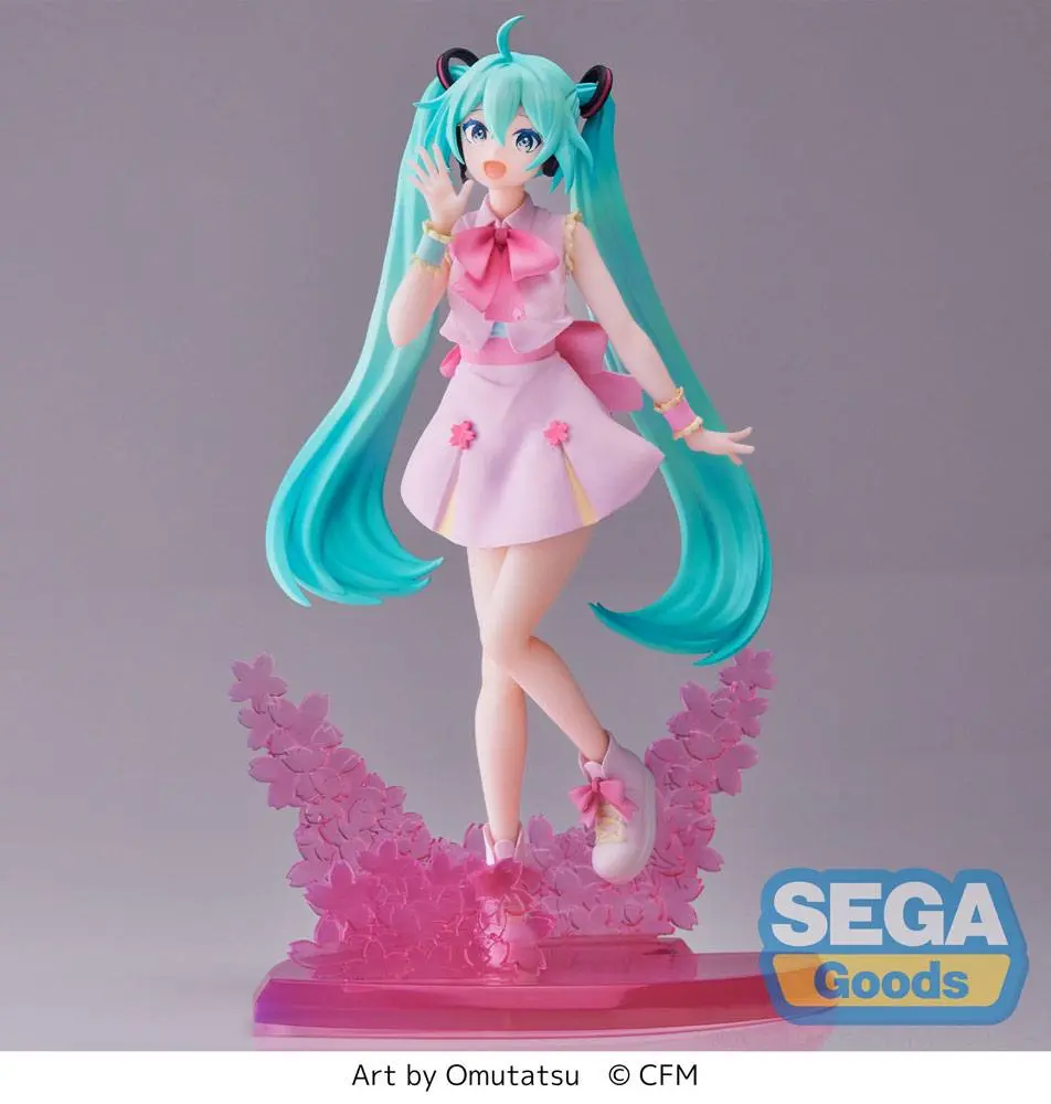 Hatsune Miku Luminasta PVC Statue Sakura Miku Omutatsu Ver. 21 cm product photo
